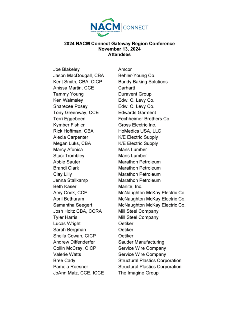 Attendee List 2024 for web