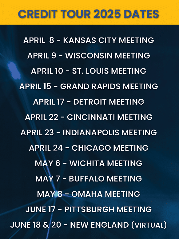 Credit Tour 2025 dates