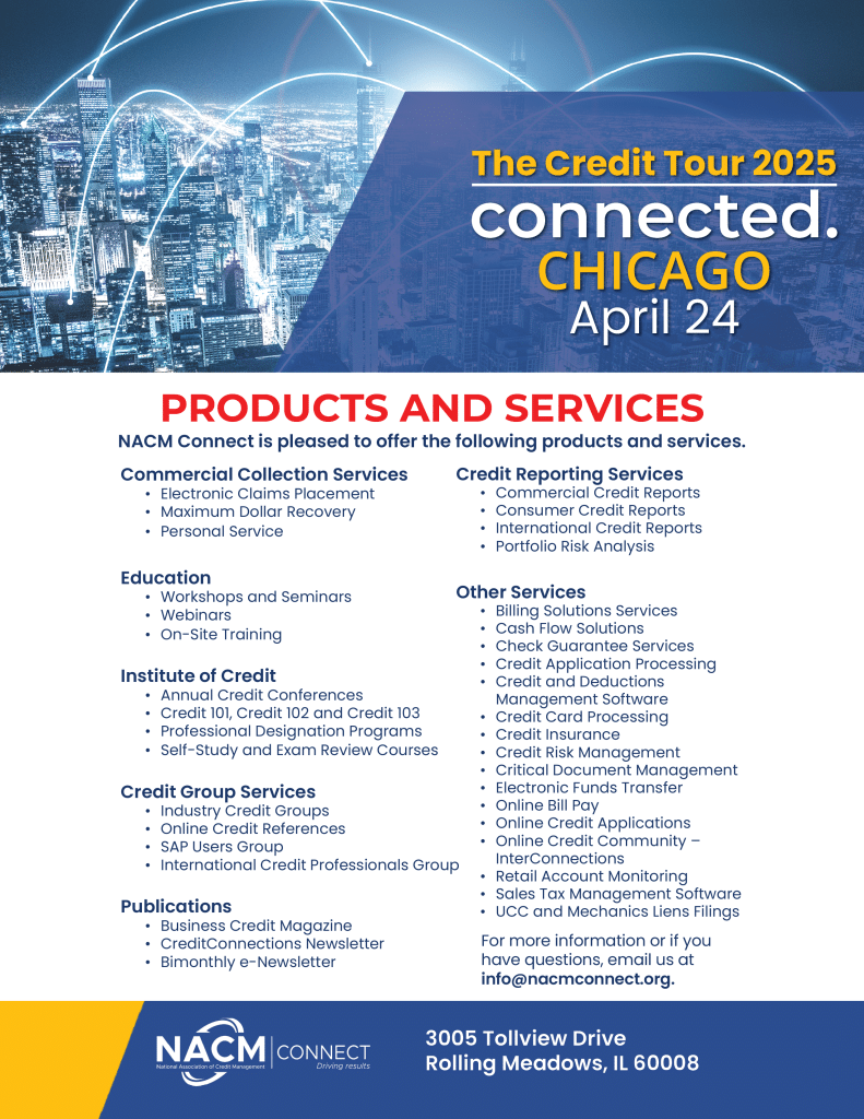 NACM Connect Products and Services